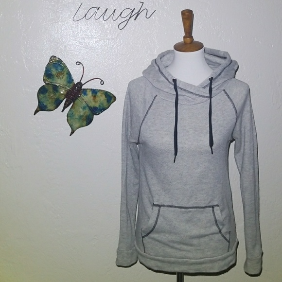 Derek Heart Sweaters - Gray Hoodie
